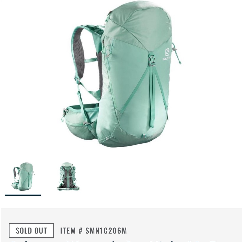 Like new salomon 28+5 out pack backpack Womens